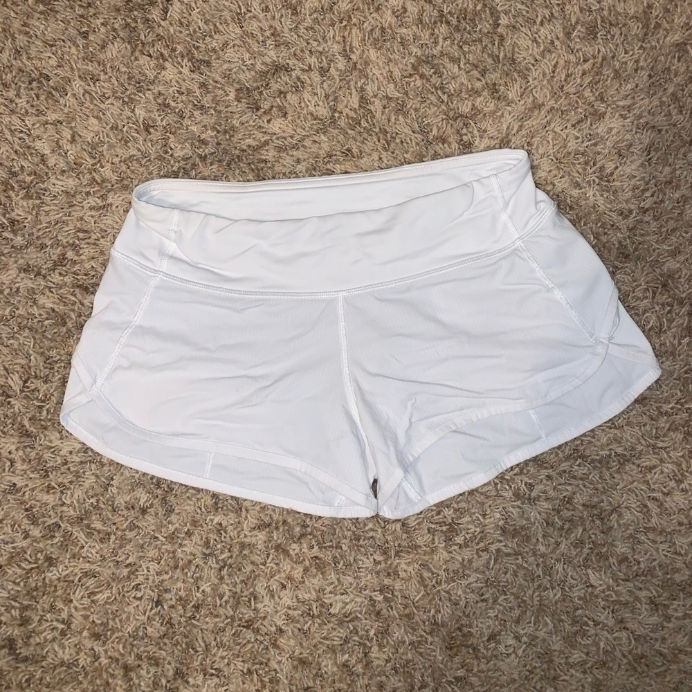 Lululemon White Shorts